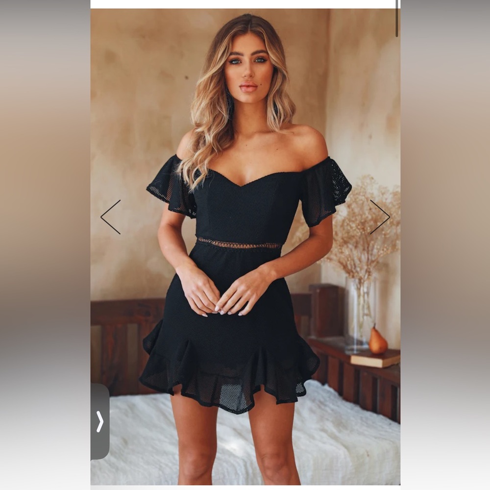 NWT! Hello Molly Black Dress